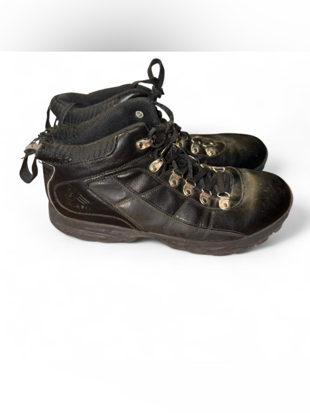 RBX Black Men's Lace-Up Hiking Boots